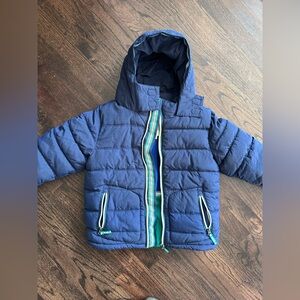 Boden Blue Puffer Jacket